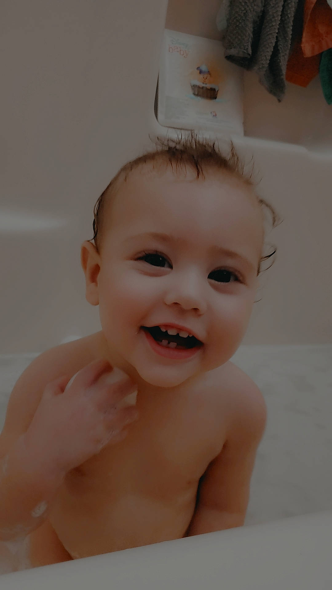 Jayce is registered to the contest to win money with this photo: baby_bathing, bathing, bathroom, cheek, chest, eyebrow, eyelash, fluid, hairstyle, happy, head, jaw, joy, lip, nose, person, plumbing, plumbing_fixture, skin, smile