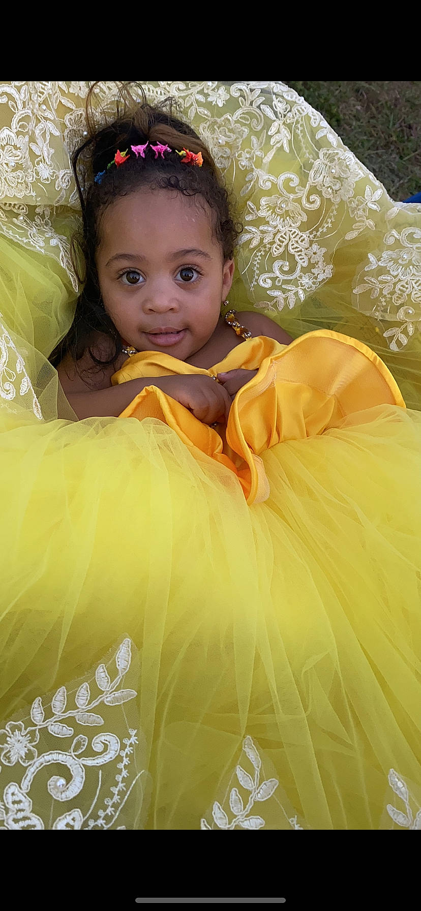 Alianys is registered to the contest to win money with this photo: bridal_accessory, child, chin, event, eye, face, fashion_design, flash_photography, formal_wear, fun, hair, hairstyle, happy, head, iris, leisure, long_hair, people_in_nature, person, skin