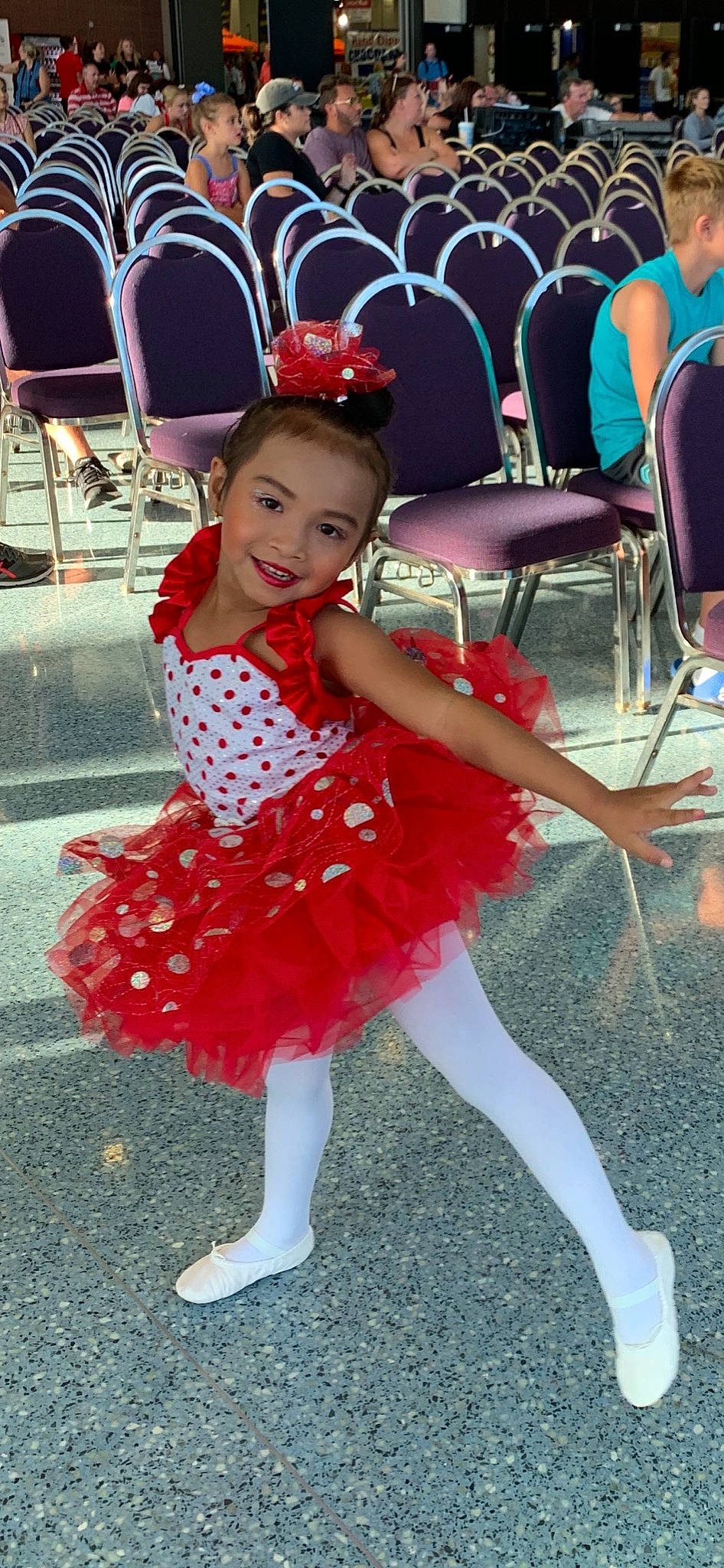 Carolyn is registered to the contest to win money with this photo: ballet, ballet_tutu, child, clothing, costume, dance, dancer, event, joy, performance, performing_arts, person, toddler