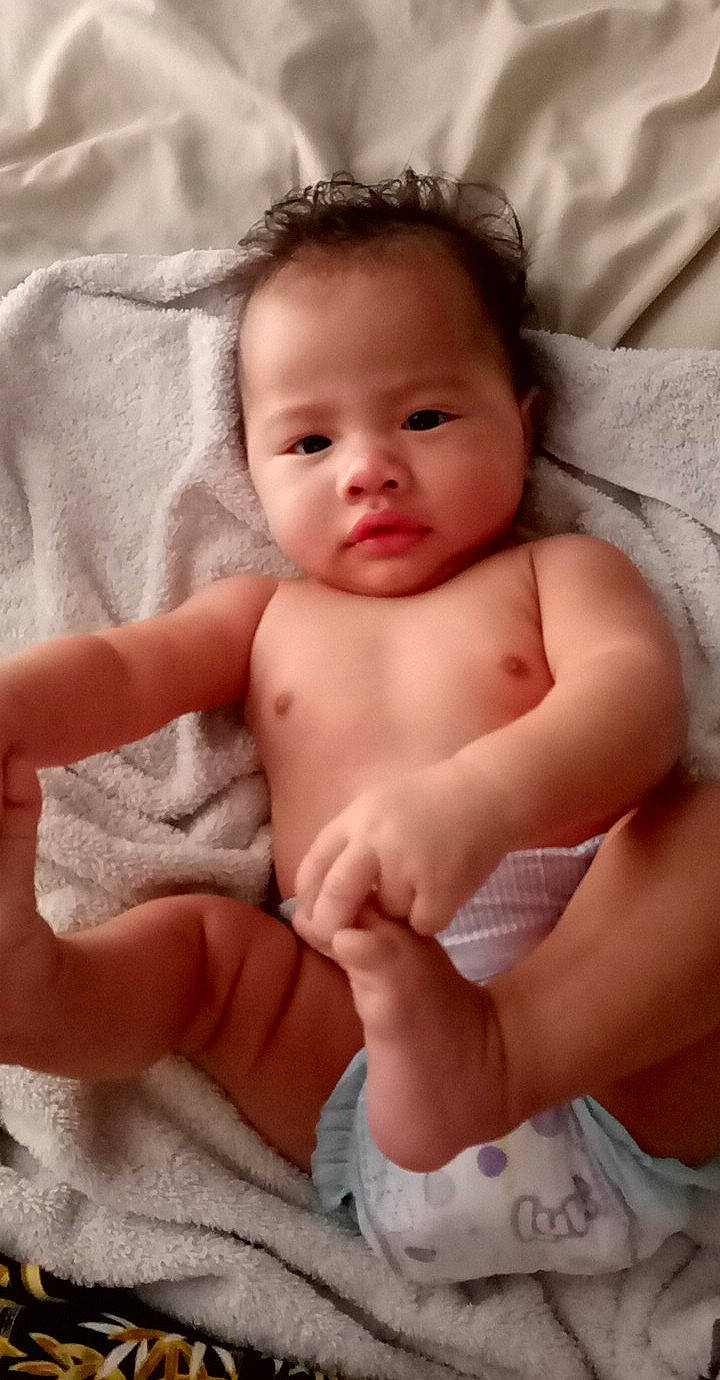 Iverson joined the competition — help win amazing prizes! arm, baby, cheek, comfort, eye, eyebrow, eyelash, face, finger, head, human_body, iris, leg, lip, mouth, muscle, neck, nose, person, skin