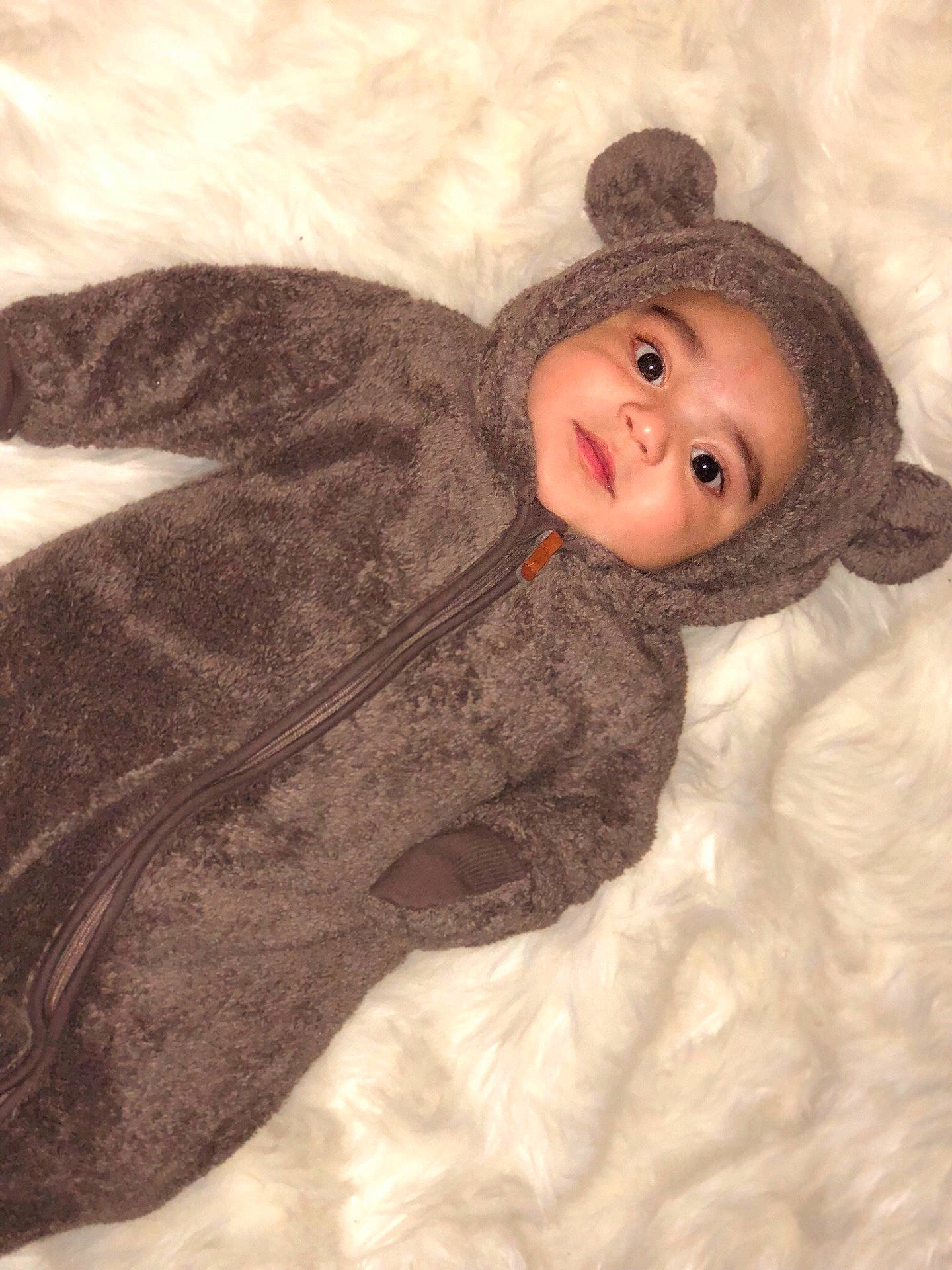 Zach joined the competition — help win amazing prizes! child, eye, fur, girl, infant, outerwear, person, textile, toddler, wool