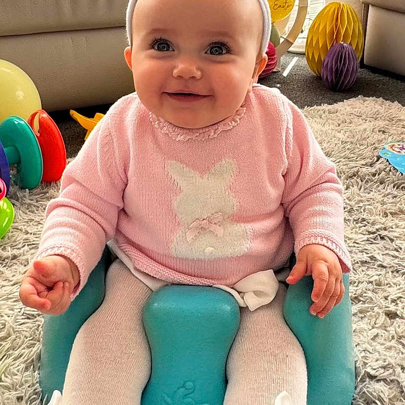 Amani-Rae is registered to the contest to win money with this photo: architecture, baby, balloon, building, clothing, costume, couch, cutlery, face, furniture, head, homedecor, indoors, livingroom, person, photography, portrait, room, sitting, spoon