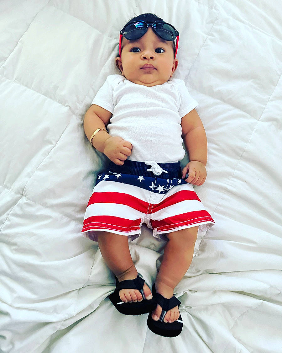 Mateo joined the competition — help win amazing prizes! baby, baby_toddler_clothing, carmine, child, day_dress, fashion_design, happy, head, human_leg, knee, linens, pattern, person, product, sitting, sleeve, t_shirt, thigh, toddler, trunk