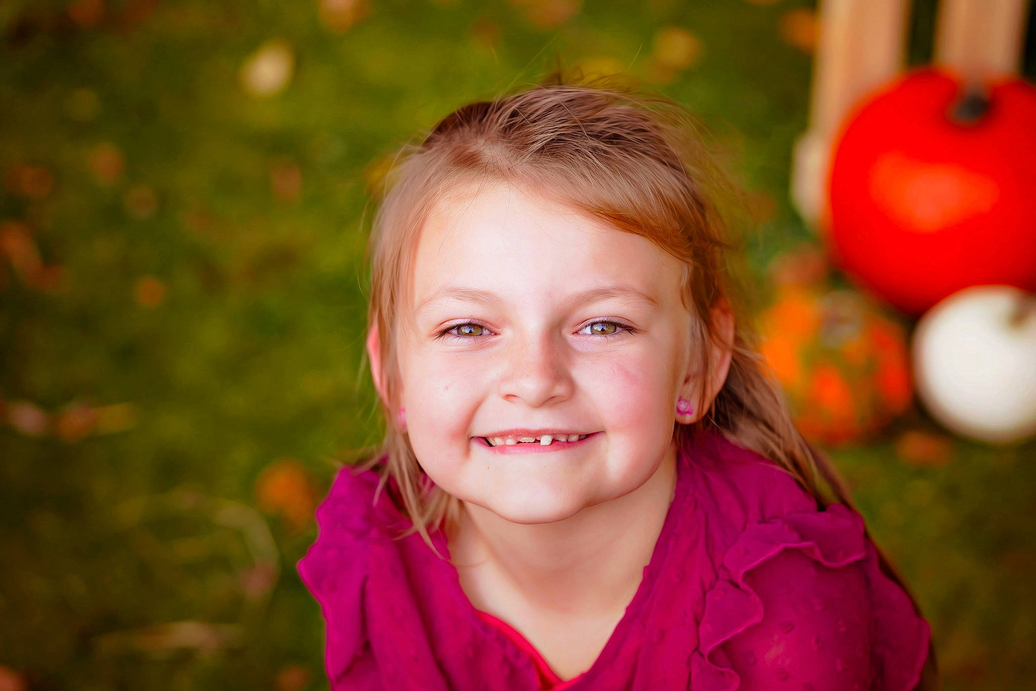 Maddelyn is registered to the contest to win money with this photo: cheek, child, eye, flash_photography, fun, grass, happy, iris, joy, leaf, leisure, lip, orange, people_in_nature, person, pink, plant, smile, sunlight, toddler