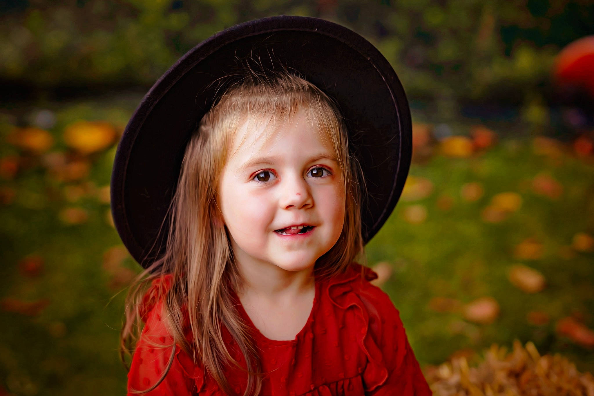 Jordyn is registered to the contest to win money with this photo: clothing, eye, face, facial_expression, flash_photography, fun, grass, happy, hat, head, iris, joy, lip, people_in_nature, person, plant, skin, smile, sun_hat, sunlight