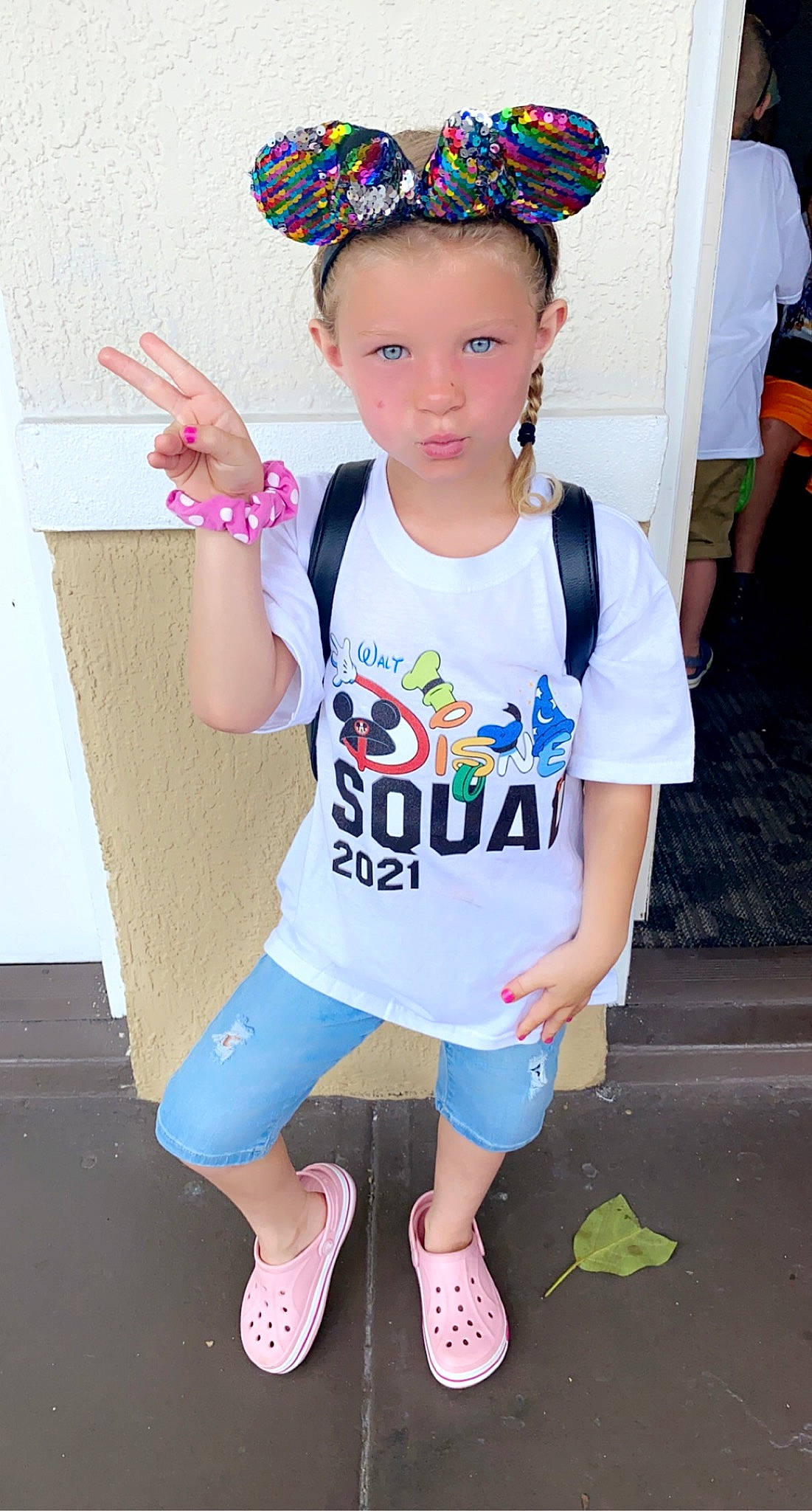 Sophia is registered to the contest to win money with this photo: baby_toddler_clothing, blue, cap, child, cool, costume_hat, electric_blue, fashion_design, fun, happy, head, headwear, neck, person, pink, shoe, sleeve, sportswear, t_shirt, thigh