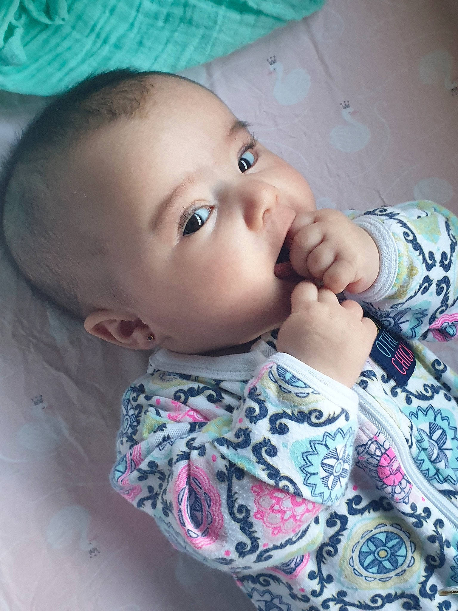 Layla joined the competition — help win amazing prizes! baby, beauty, cheek, child, chin, ear, eye, eyebrow, face, finger, forehead, hand, head, iris, lip, mouth, nose, person, pink, skin