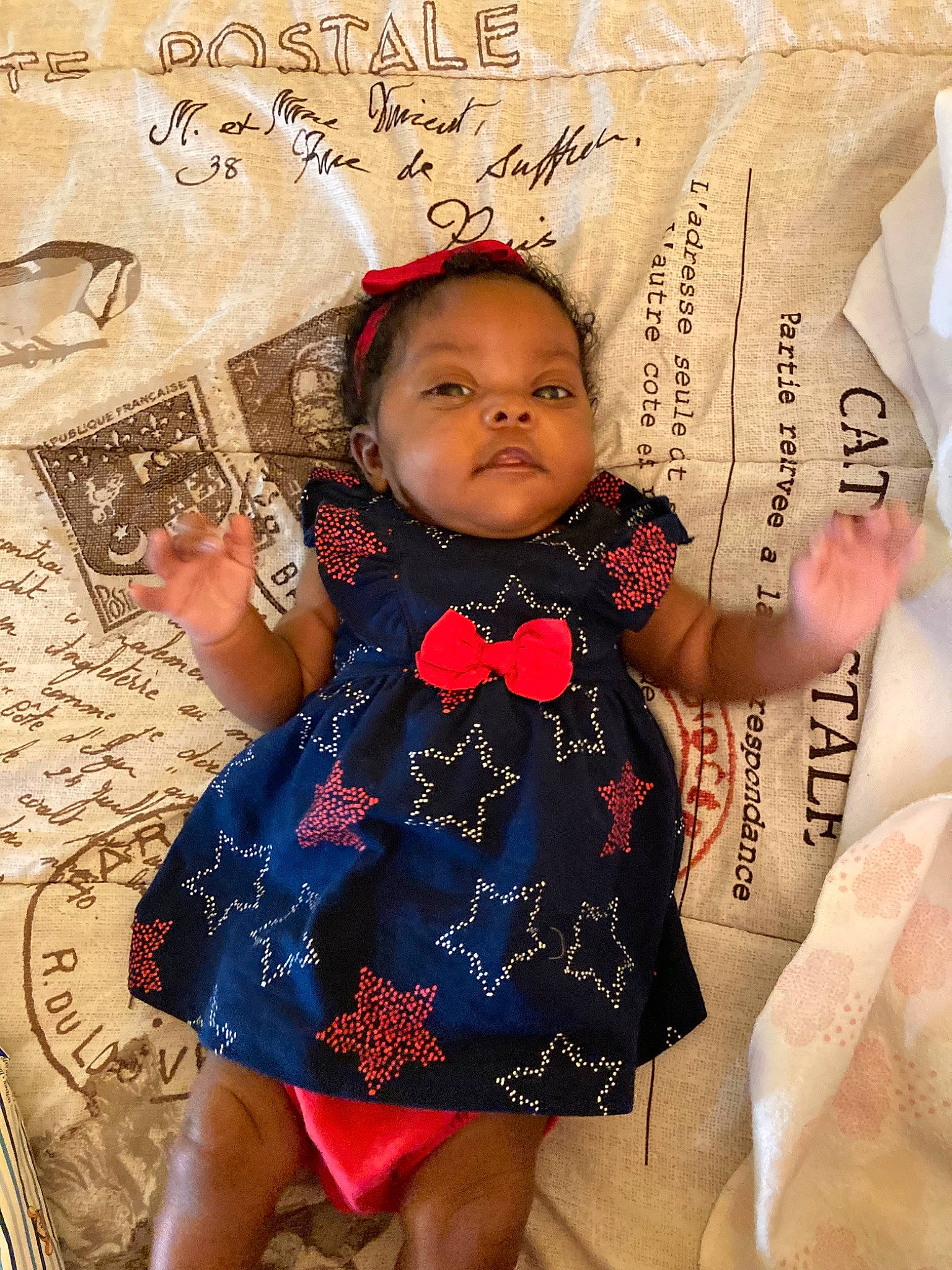 Naomi joined the competition — help win amazing prizes! baby, baby_toddler_clothing, child, day_dress, dress, fashion_accessory, finger, font, fun, happy, human_leg, nail, one_piece_garment, pattern, peach, person, skin, sleeve, textile, thigh