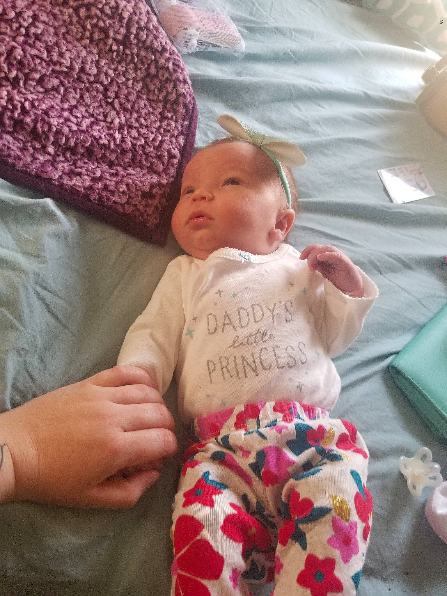 Abilene is registered to the contest to win money with this photo: baby, birth, child, person, pink, skin, sleep, toddler, vacation