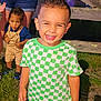 Jaycob joined the competition — help win amazing prizes! ball, boy, child, clothing, face, football, glove, grass, hair, happy, head, male, person, photography, plant, portrait, shirt, shorts, smile, t_shirt