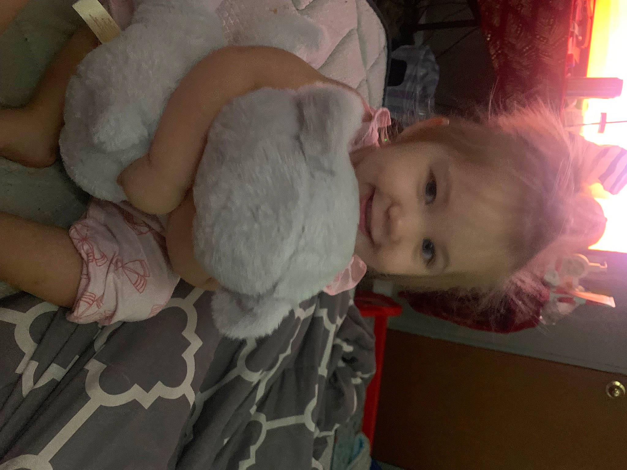 Blakeleigh joined the competition — help win amazing prizes! automotive_lighting, baby, baby_sleeping, baby_toddler_clothing, cheek, child, comfort, eye, face, head, human_body, joy, linens, lip, mouth, nose, person, pink, plant, room