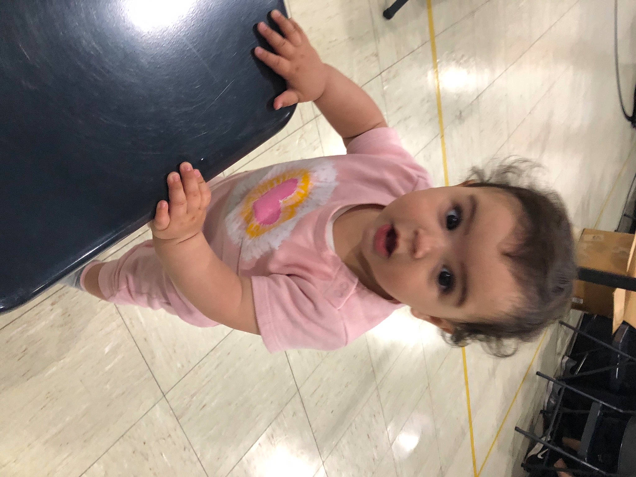 Kamilla is registered to the contest to win money with this photo: baby, baby_products, ceiling, child, comfort, finger, floor, flooring, foot, fun, human_leg, joint, knee, leg, mouth, person, room, skin, surprise, thigh