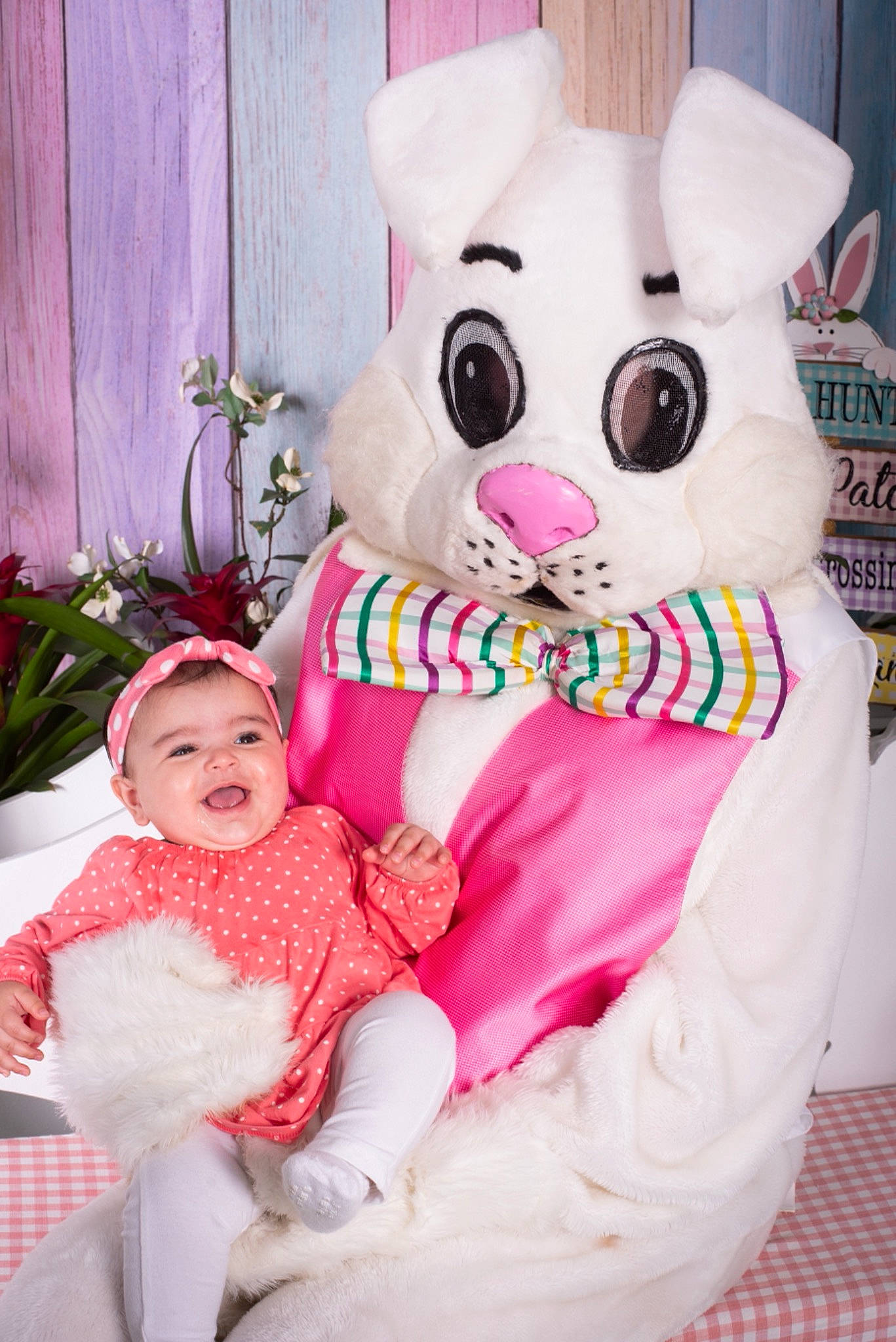 Kamilla is registered to the contest to win money with this photo: baby, baby_toddler_clothing, child, costume, event, fun, fur, happy, headgear, headwear, linens, magenta, pattern, person, pink, plant, plush, smile, stuffed_toy, textile