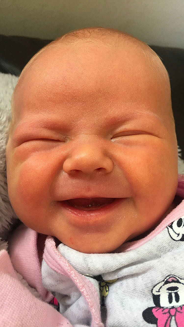 Arya is registered to the contest to win money with this photo: baby, baby_laughing, baby_making_funny_faces, cheek, child, chin, close_up, ear, eyebrow, face, facial_expression, forehead, head, joy, laugh, lip, mouth, nose, person, skin