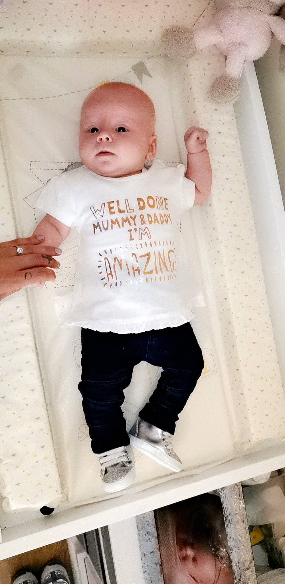 Arya joined the competition — help win amazing prizes! baby, baby_toddler_clothing, child, person, product, sleeve, t_shirt, toddler