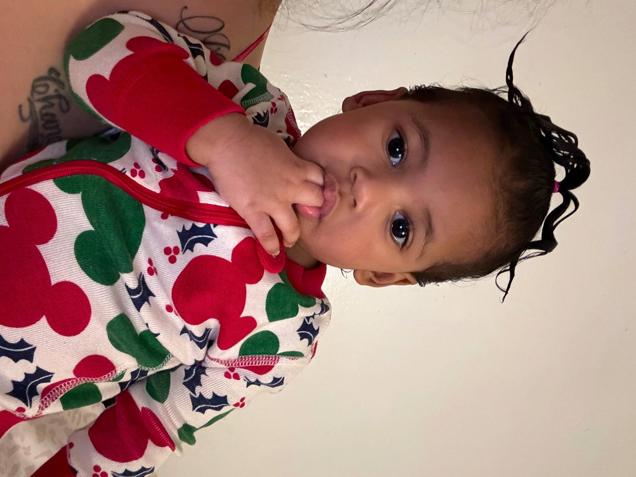 Josephine joined the competition — help win amazing prizes! baby, baby_toddler_clothing, black_hair, cheek, chest, child, eyelash, flash_photography, fun, happy, lip, neck, nose, pattern, people_in_nature, person, petal, plant, skin, sleeve