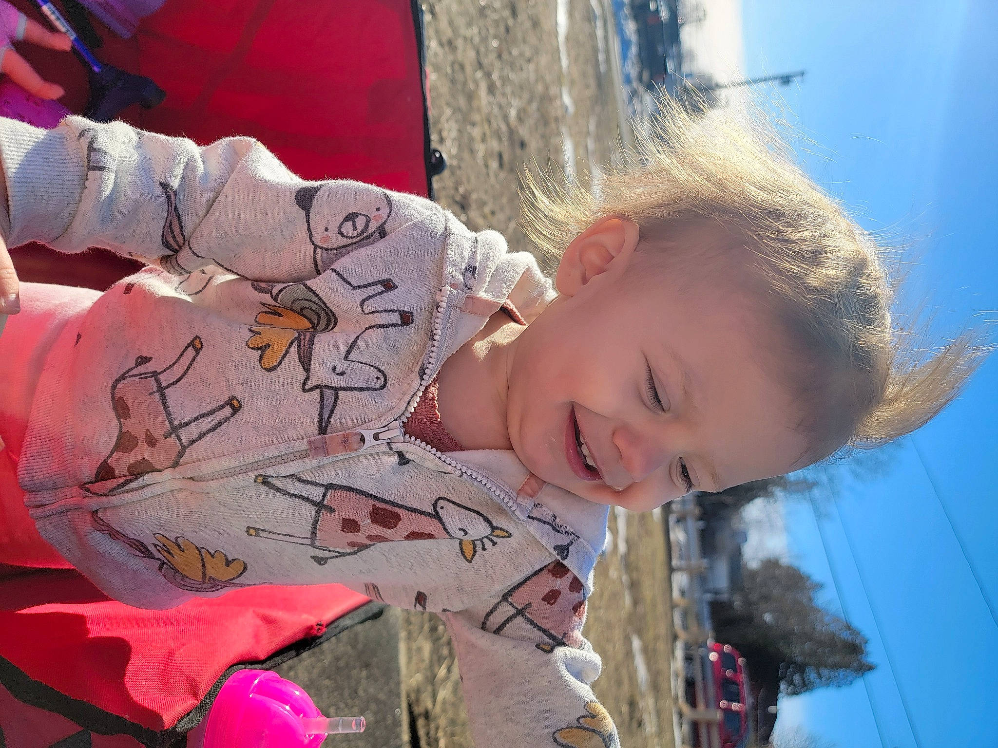 Thea is registered to the contest to win money with this photo: beauty, child, fun, hairstyle, happy, leisure, mouth, people, person, photography, play, portrait_photography, recreation, skin, sky, smile, snapshot, toddler, travel, vacation