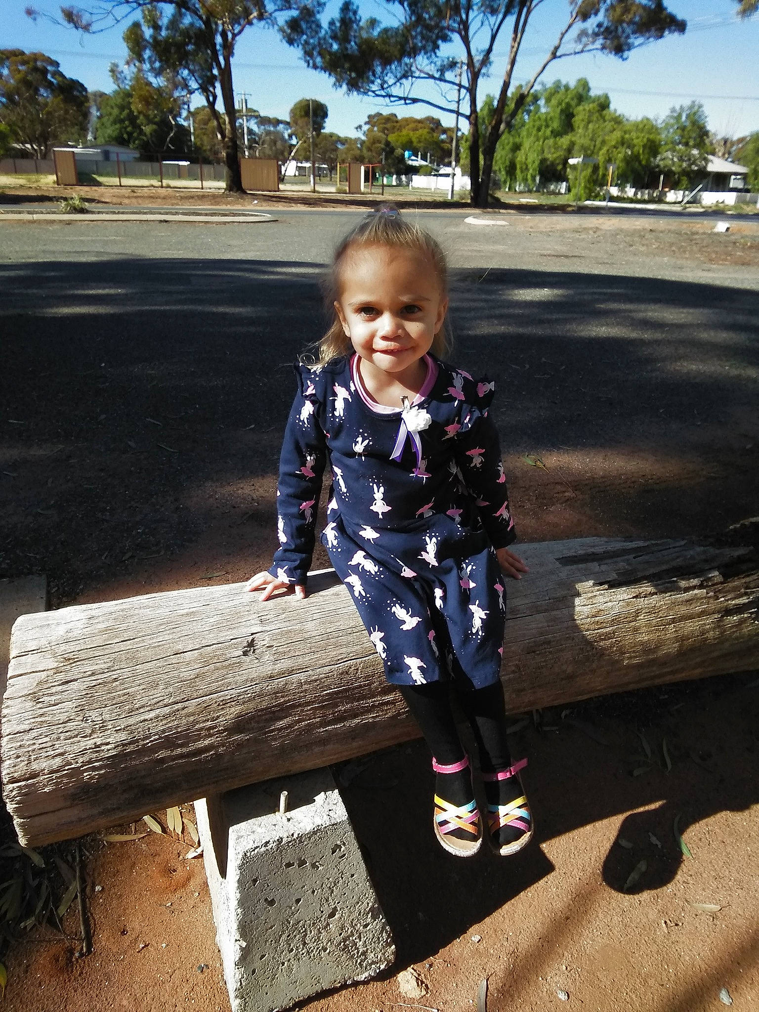 Darcy joined the competition — help win amazing prizes! child, joy, outerwear, person, photography, plant, play, recreation, smile, standing, toddler, tree, vacation