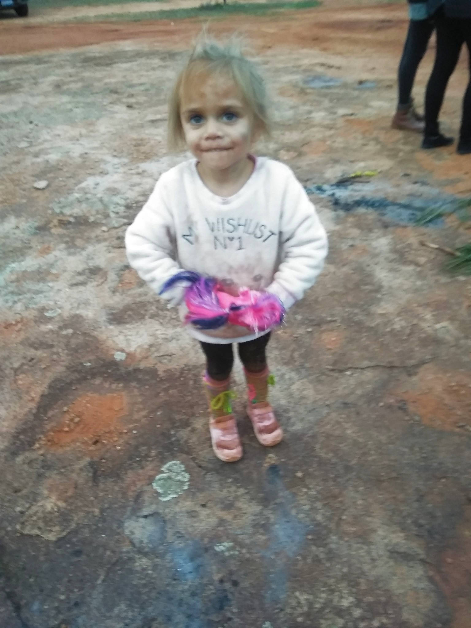 Darcy is registered to the contest to win money with this photo: child, face, fun, person, play, smile, toddler, vacation