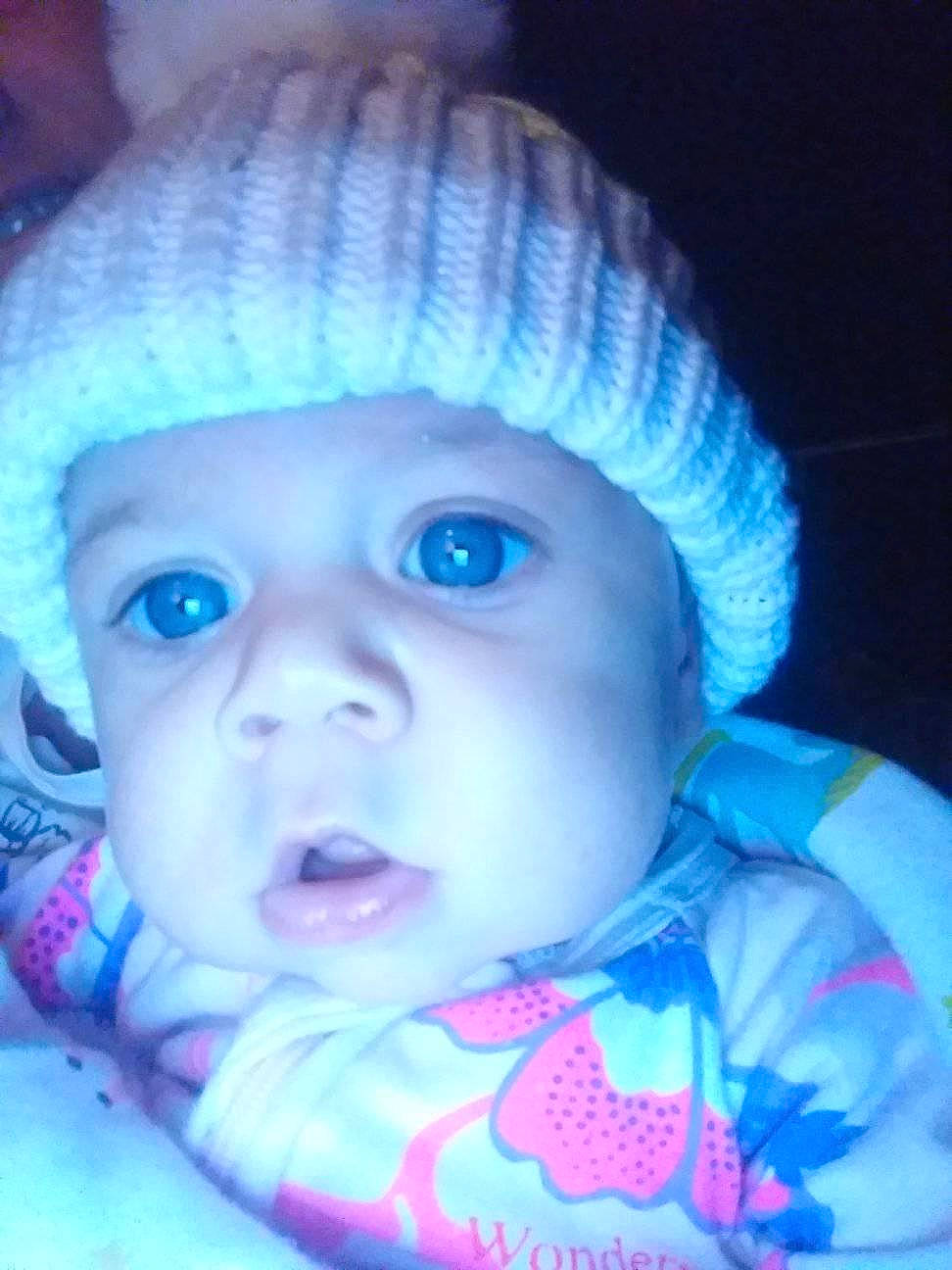 Dawn joined the competition — help win amazing prizes! baby, bonnet, cheek, child, cool, eye, face, forehead, fun, head, headgear, iris, knit_cap, lip, mouth, nose, person, photography, skin, smile