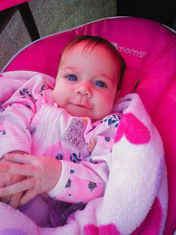 Dawn is registered to the contest to win money with this photo: baby, baby_products, beauty, cheek, child, eye, face, head, lip, magenta, mouth, person, pink, product, skin, smile, textile, toddler