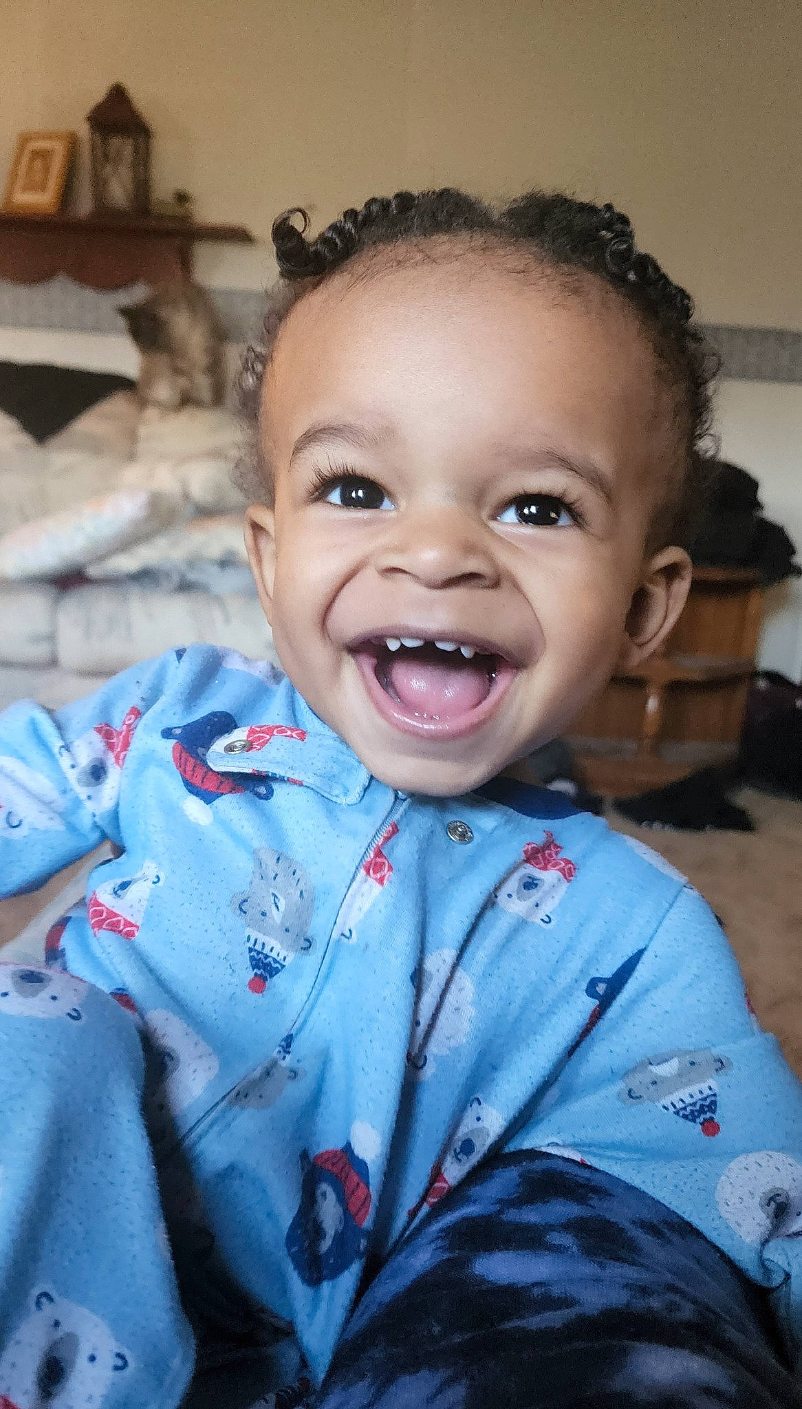 Jakobi joined the competition — help win amazing prizes! baby, baby_toddler_clothing, cheek, child, flash_photography, fun, gesture, happy, iris, laugh, mouth, nose, person, portrait_photography, sitting, skin, sleeve, smile, toddler, tooth