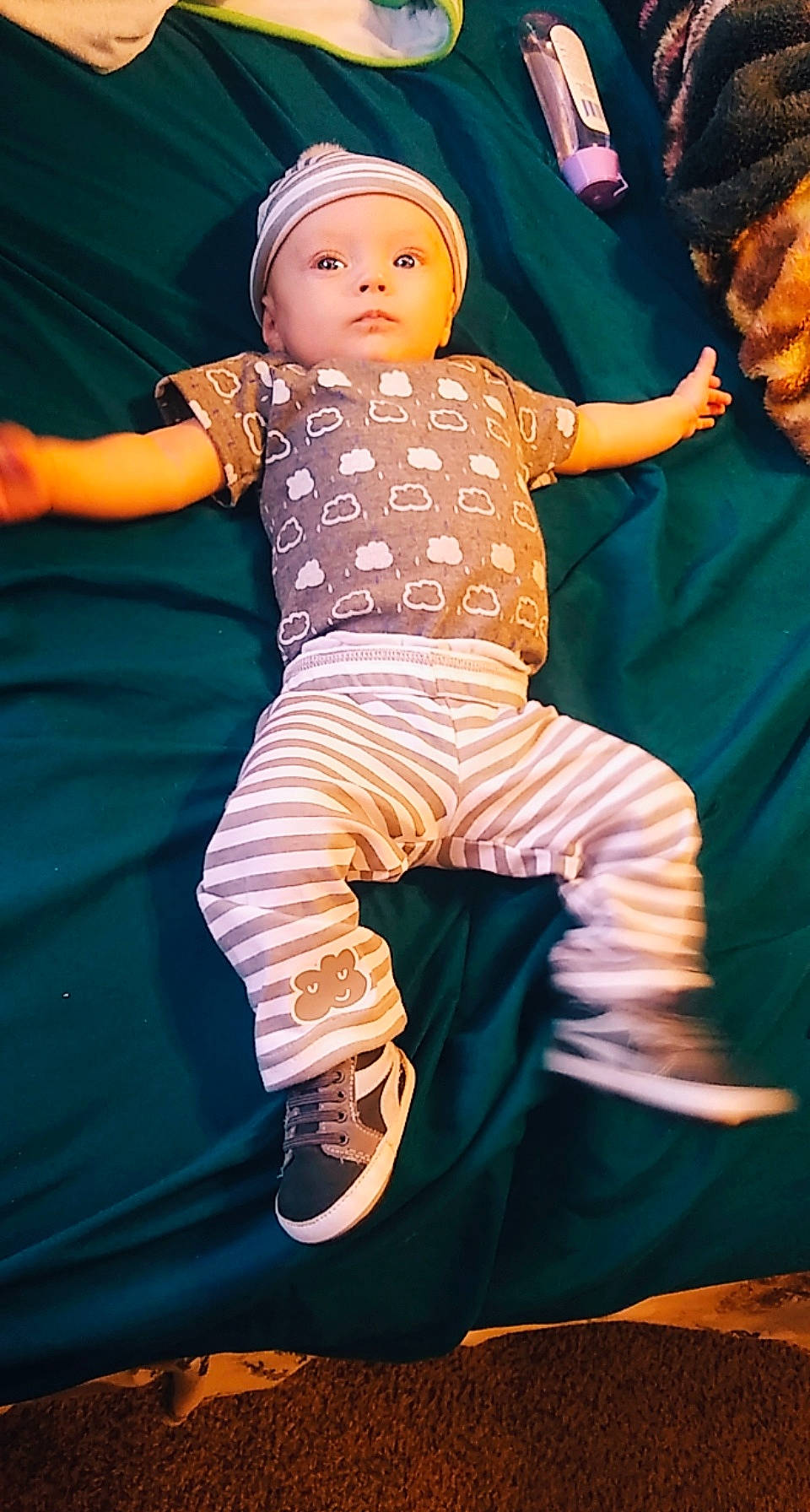 Ozzy is registered to the contest to win money with this photo: abdomen, baby, child, dance, fun, performance, person, toddler, trunk