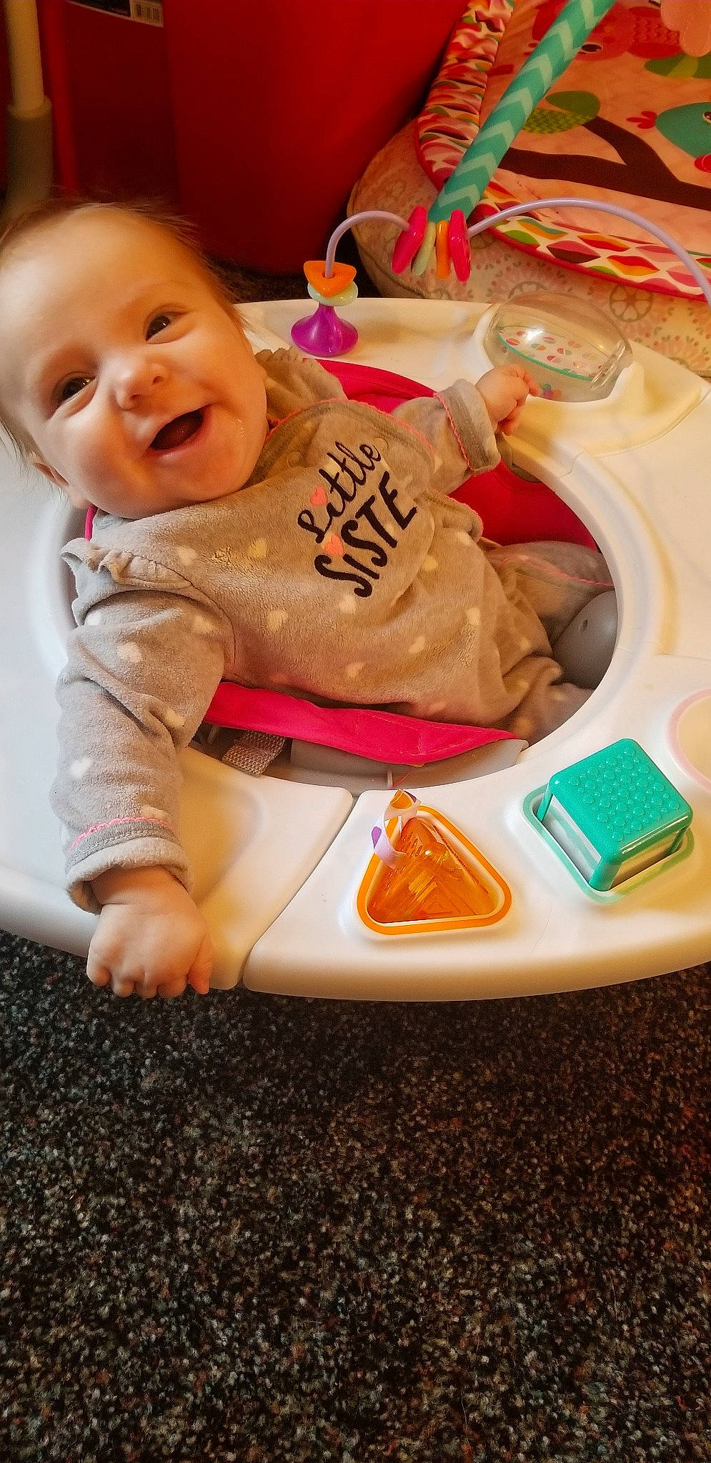 Elizabeth Grace is registered to the contest to win money with this photo: baby, child, food, person, play, toddler