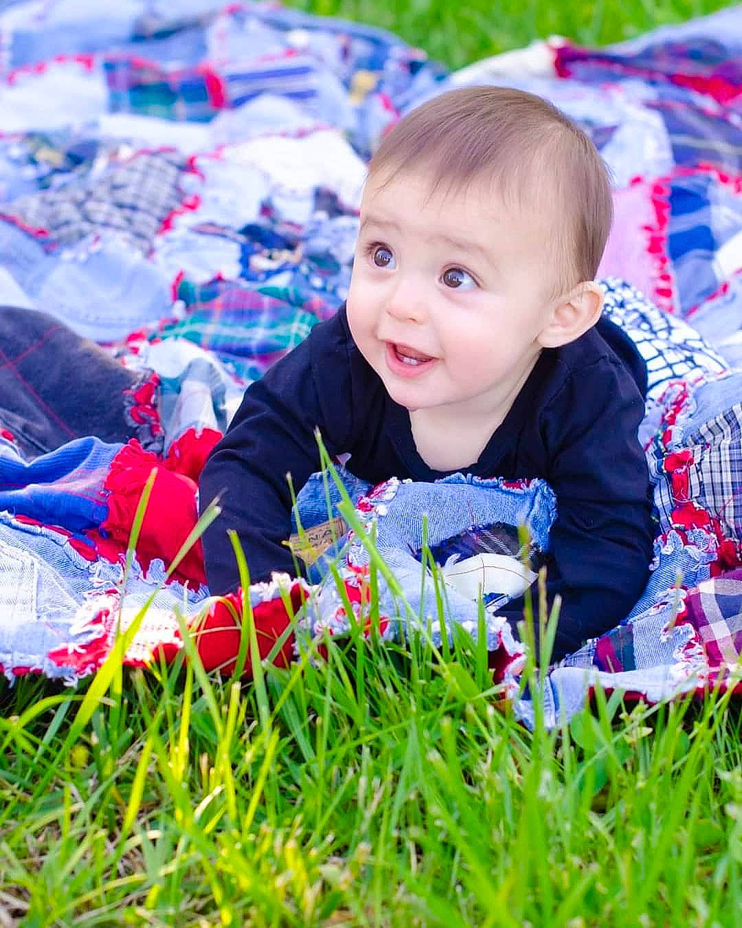 Crue joined the competition — help win amazing prizes! baby, child, flower, fun, grass, happy, leaf, meadow, person, photography, plant, play, sitting, smile, spring, toddler, wildflower