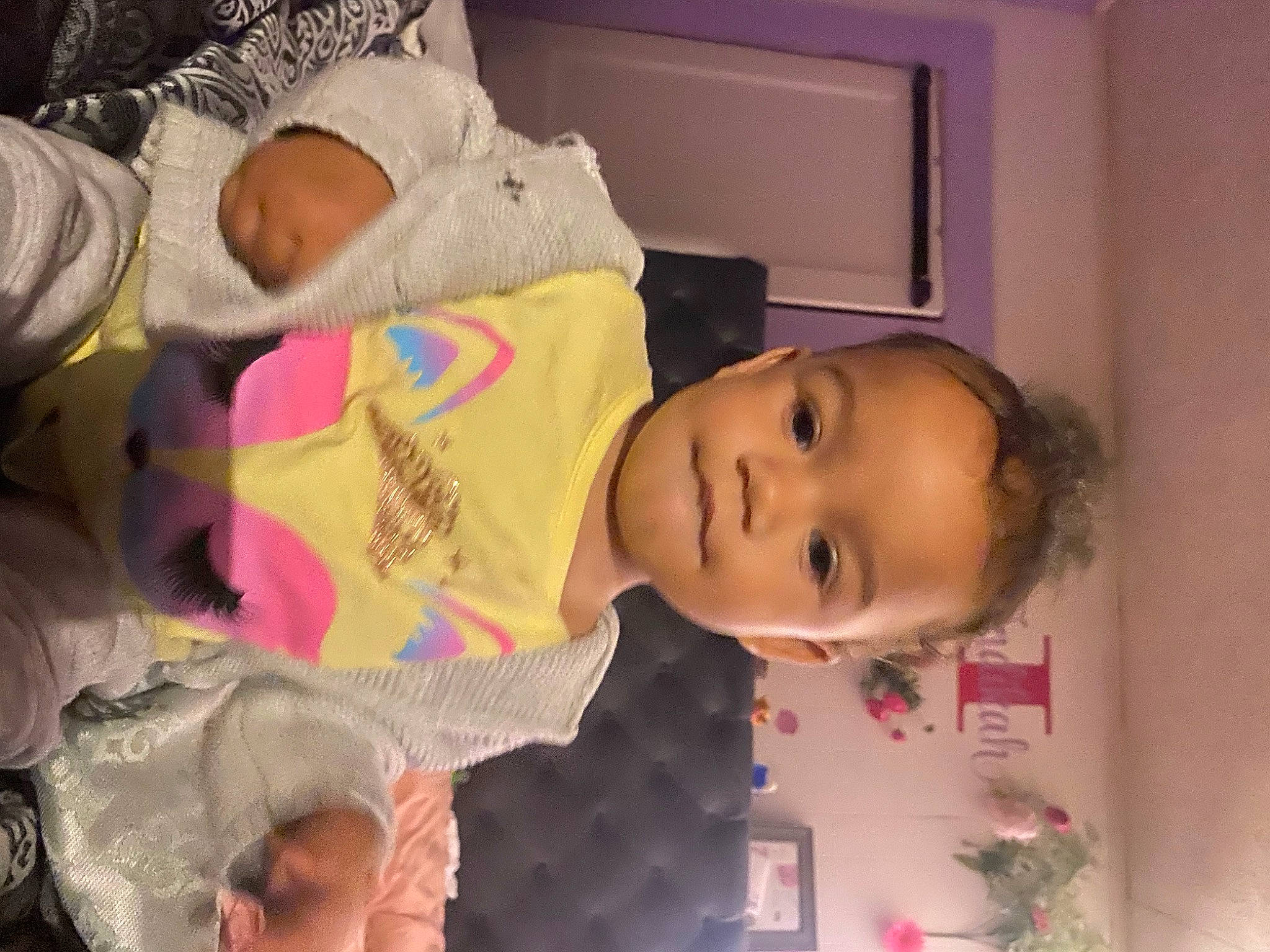 Indikah is registered to the contest to win money with this photo: baby, baby_products, baby_toddler_clothing, cheek, child, comfort, happy, nose, person, picture_frame, pink, room, skin, toddler