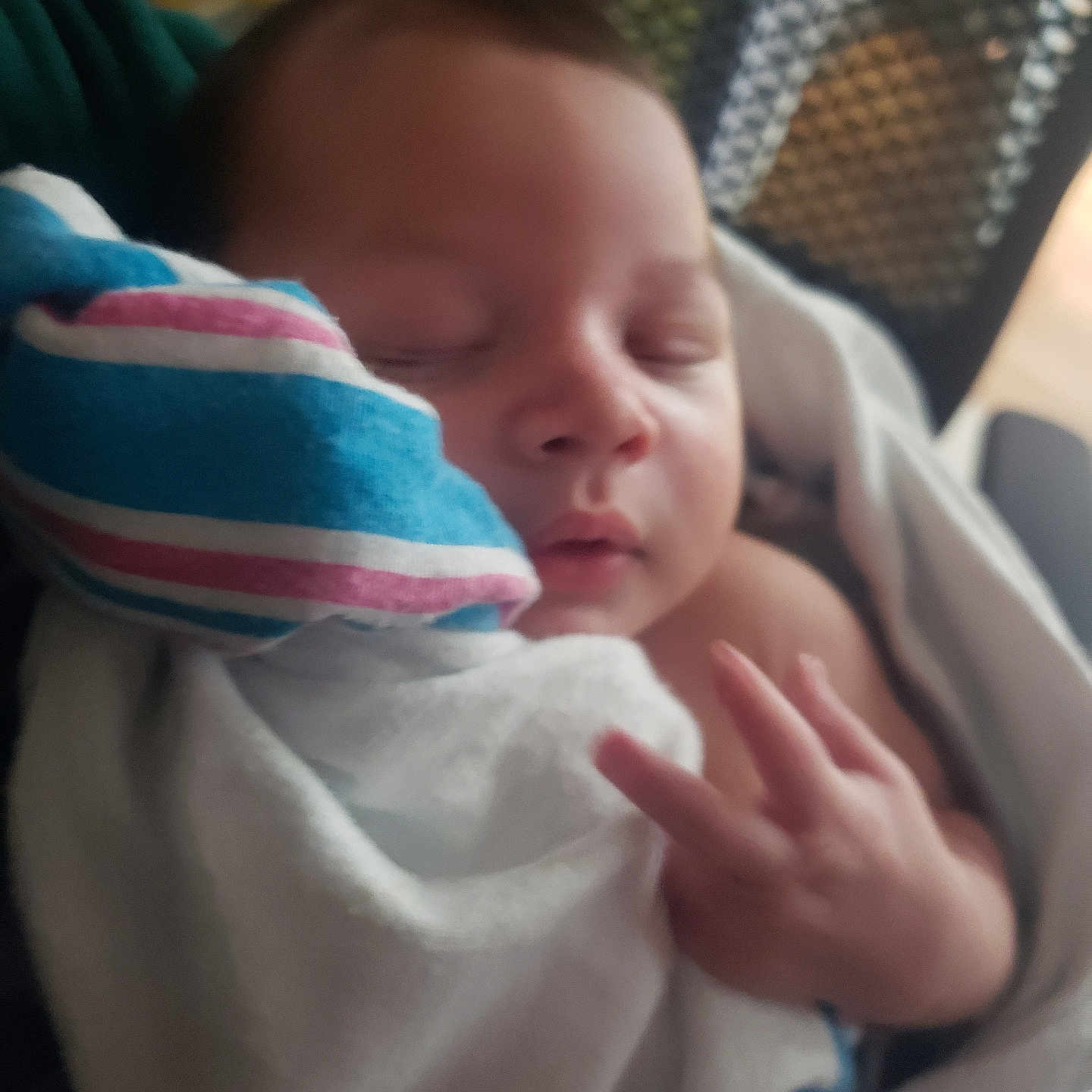 Askari joined the competition — help win amazing prizes! baby, blanket, child, closeup, cozy, cute, face, hand, indoors, infant, newborn, peaceful, person, portrait, resting, skin, sleeping, soft, toddler, wrapped