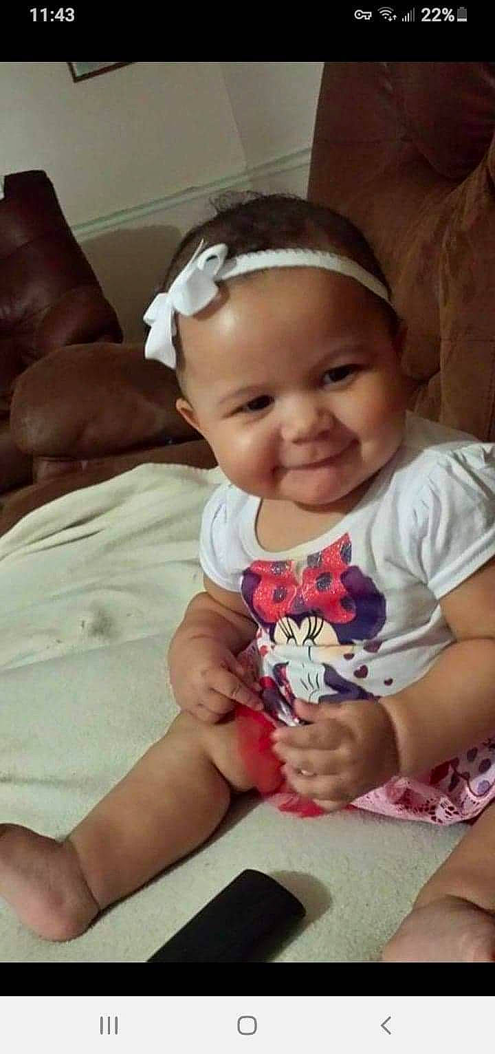 Kierah joined the competition — help win amazing prizes! baby, baby_toddler_clothing, blond, cheek, chin, fun, happy, headband, iris, joy, lip, mouth, nose, person, pink, sitting, skin, smile, standing, t_shirt