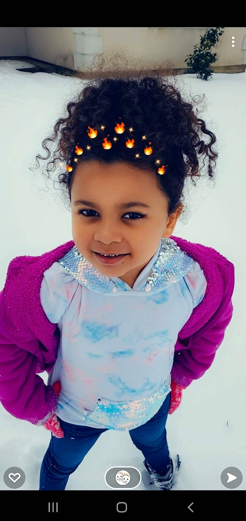 Kierah is registered to the contest to win money with this photo: arm, baby_toddler_clothing, black_hair, clothing, cool, eyebrow, eyelash, flash_photography, gesture, happy, headgear, headpiece, joy, magenta, person, pink, purple, skin, sleeve, smile