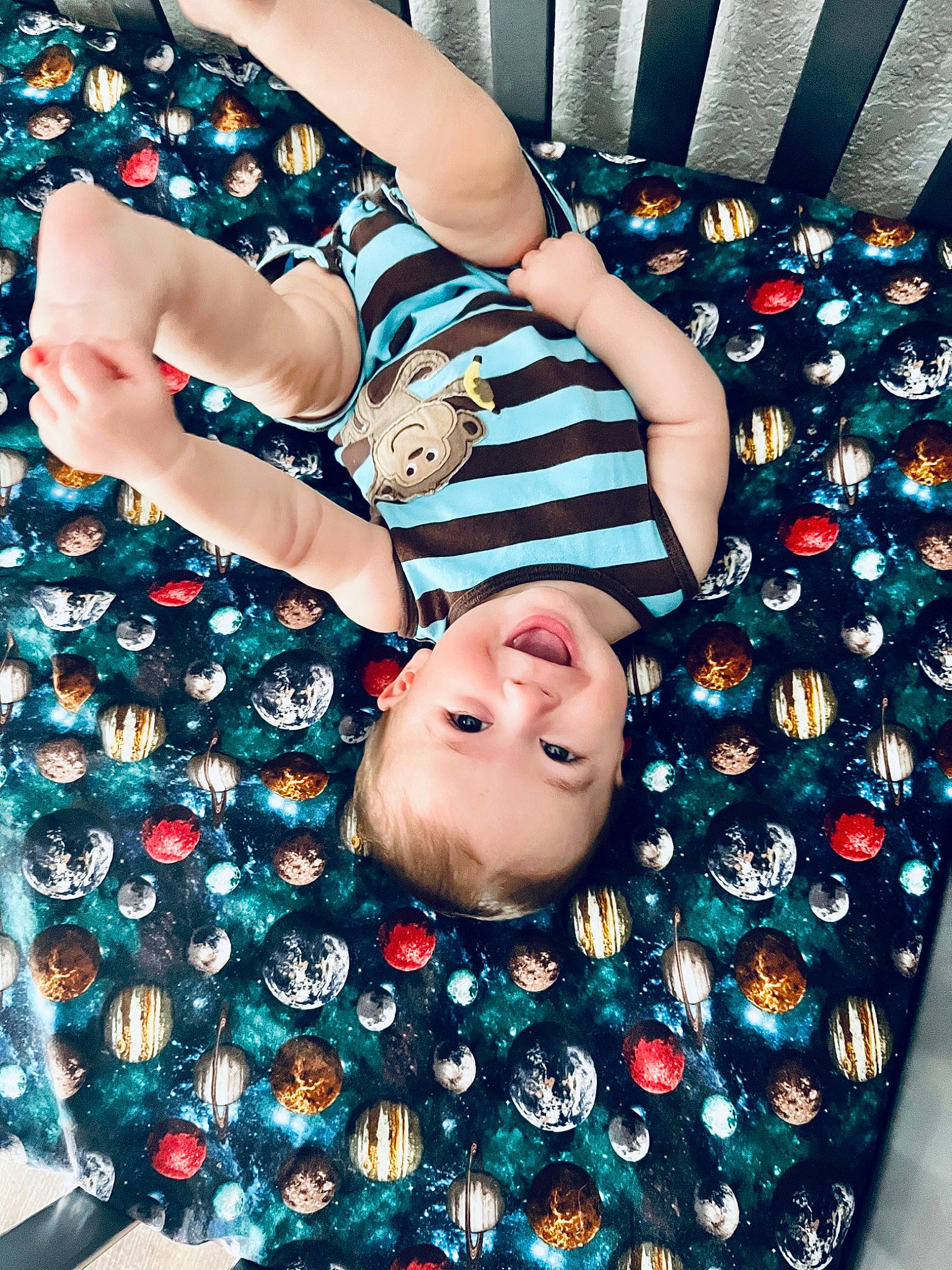 Flynn joined the competition — help win amazing prizes! baby, baby_toddler_clothing, beauty, blue, cheek, child, design, electric_blue, fashion_accessory, fun, gesture, happy, head, nail, pattern, person, pink, portrait_photography, textile, thigh