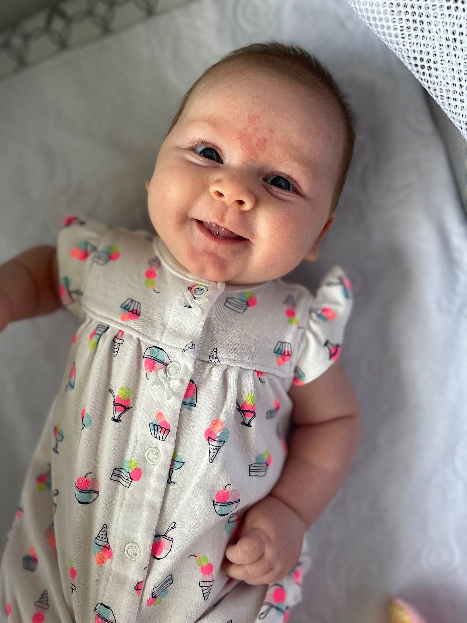 Emmy joined the competition — help win amazing prizes! baby, baby_toddler_clothing, cheek, collar, comfort, dress, dress_shirt, face, grey, happy, iris, lip, neck, outerwear, person, pink, skin, sleeve, smile, textile