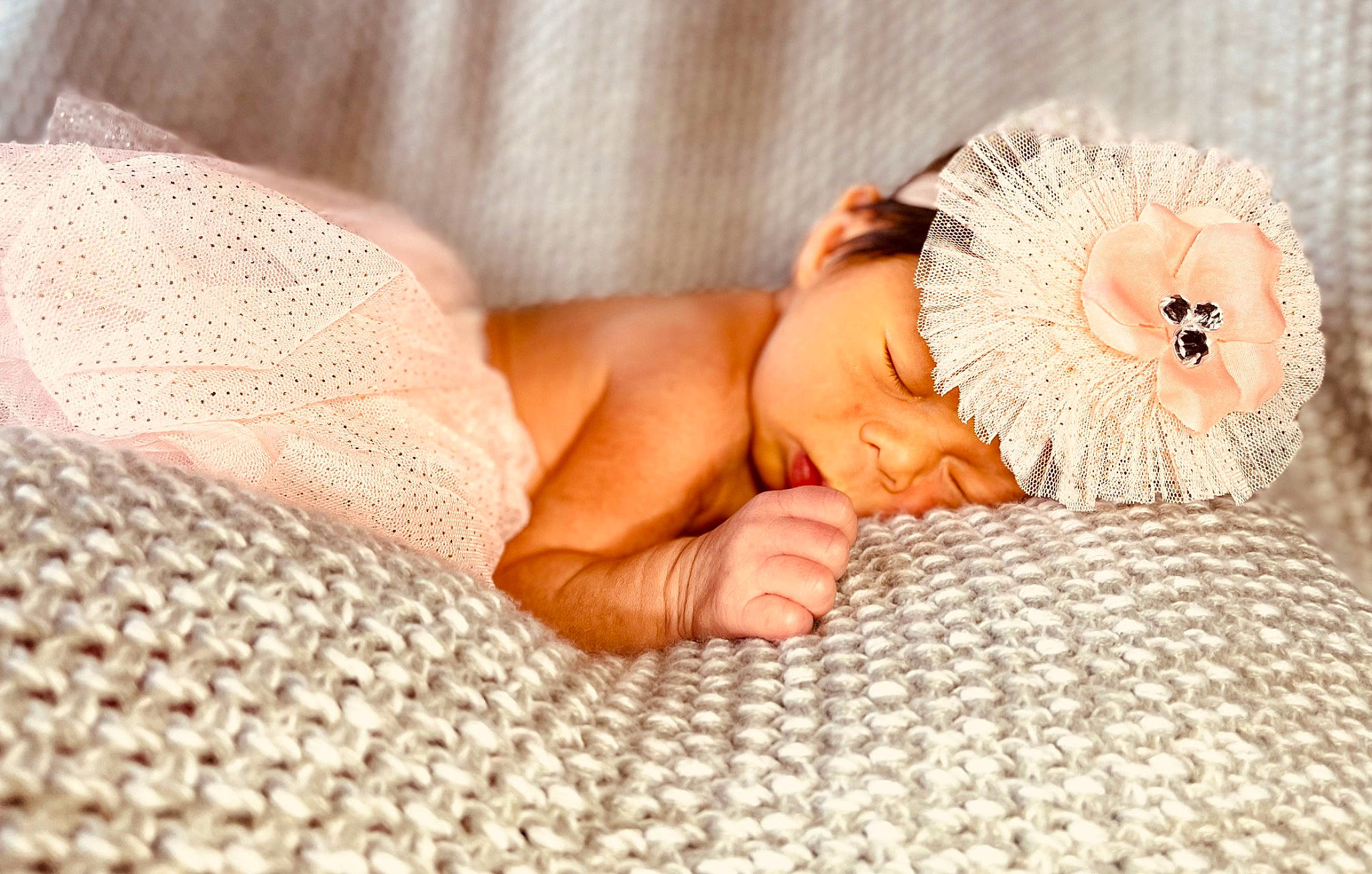 Averi joined the competition — help win amazing prizes! baby, baby_products, baby_sleeping, baby_toddler_clothing, bedding, bedtime, child, comfort, eye, fashion_accessory, flesh, headgear, headwear, human_body, linens, nap, pattern, person, sleep, toddler