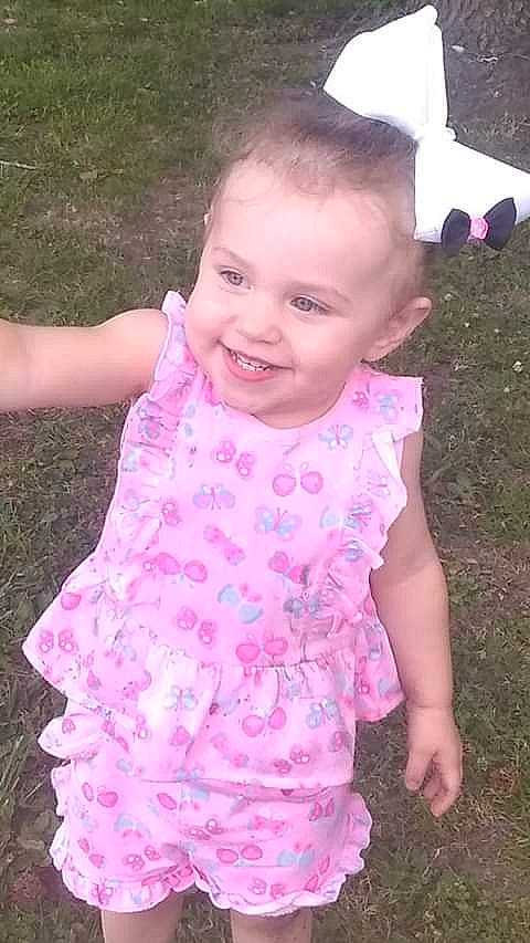 Carleigh joined the competition — help win amazing prizes! baby, baby_toddler_clothing, cheek, child, dress, face, grass, happy, head, joy, person, pink, play, skin, smile, summer, textile, toddler