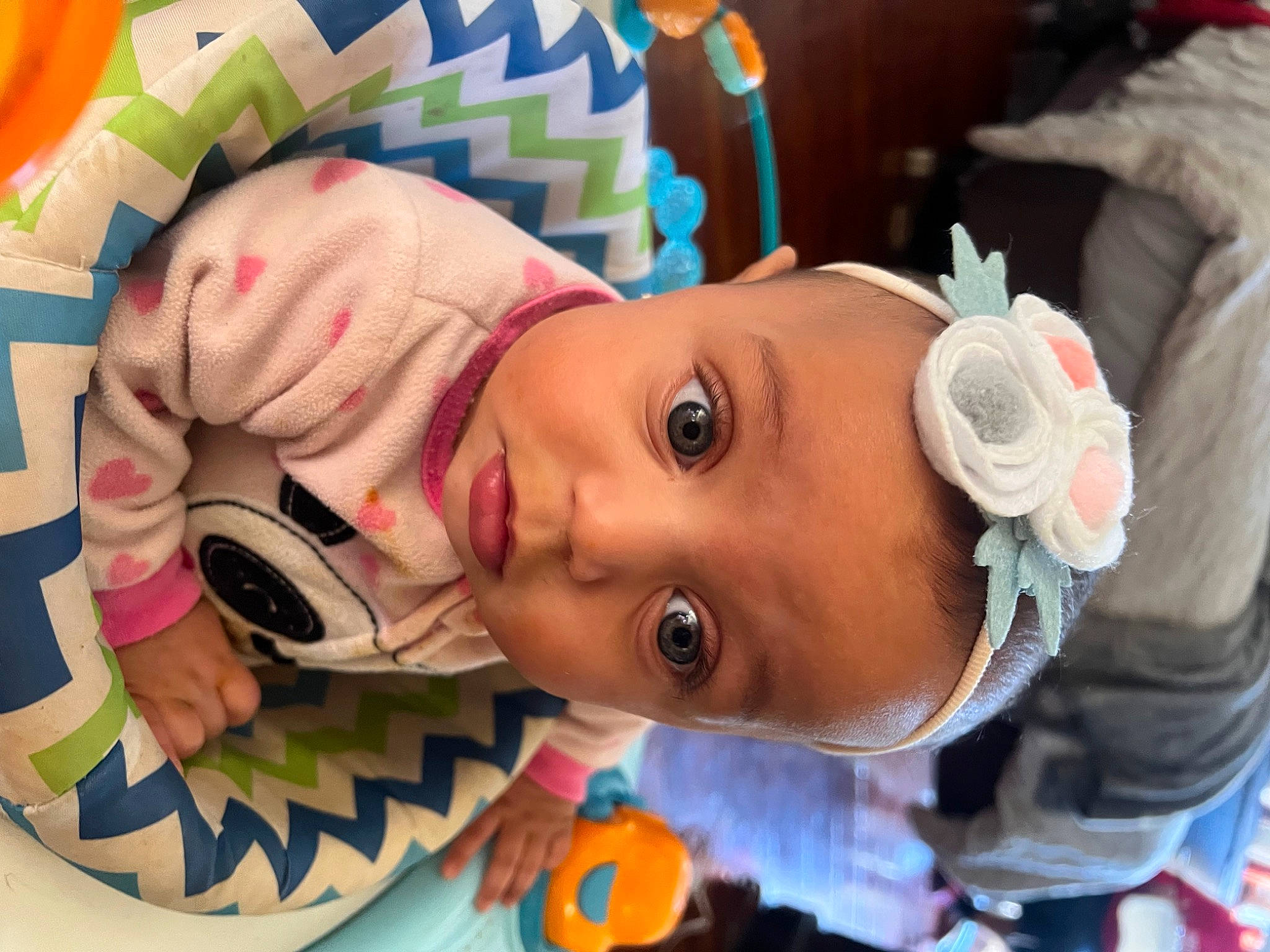 Tiara Royalty joined the competition — help win amazing prizes! baby, baby_products, baby_toddler_clothing, cheek, child, eye, eyelash, facial_expression, fun, happy, hat, headgear, lip, mouth, nose, person, pink, skin, smile, textile