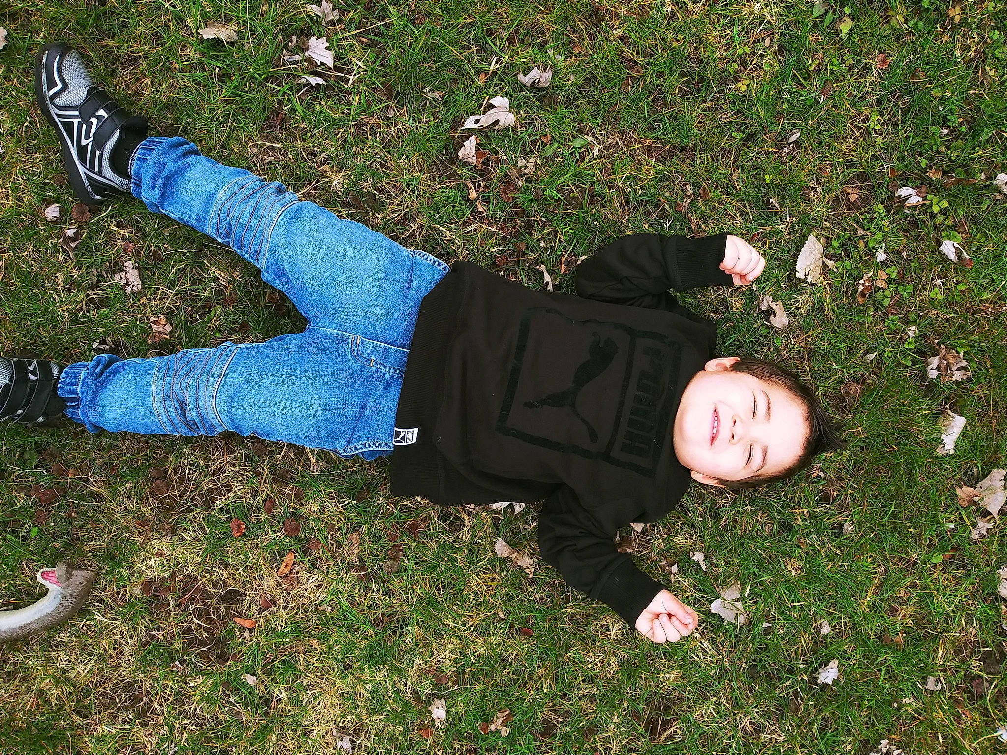 Erick joined the competition — help win amazing prizes! child, grass, lawn, leaf, person, plant, tree