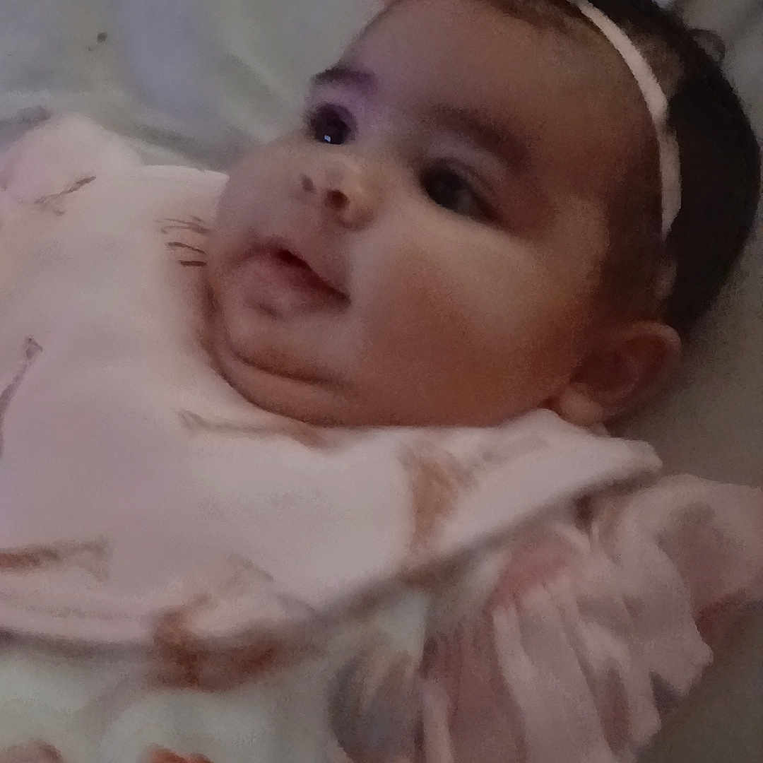 Nevaeh is registered to the contest to win money with this photo: accessories, baby, bed, blanket, bodypart, crib, cushion, face, finger, furniture, hand, head, homedecor, infantbed, newborn, person, photography, portrait, quilt, sleeping