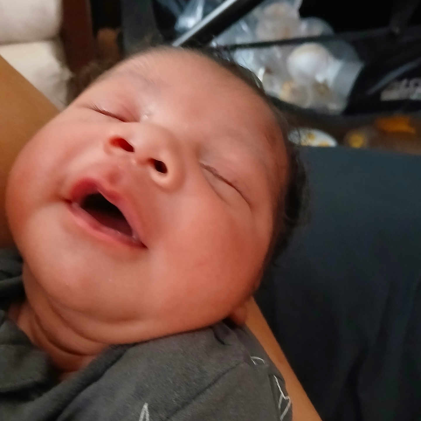 Liam joined the competition — help win amazing prizes! architecture, baby, bodypart, building, clothing, crying, cushion, face, glove, head, homedecor, hospital, mouth, newborn, person, photography, portrait, sad, sleeping, towel