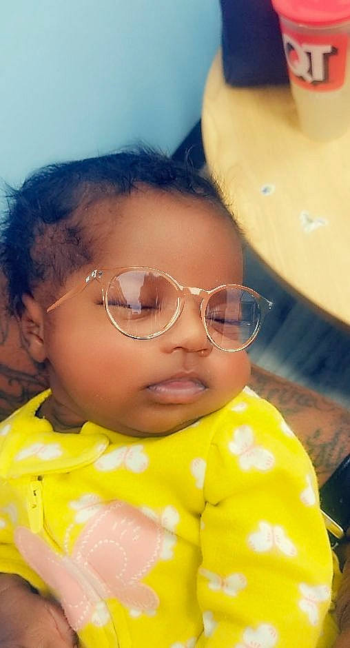 Madyson is registered to the contest to win money with this photo: baby, beauty, black_hair, cheek, child, cool, eye, eyewear, face, forehead, fun, glasses, lip, nose, person, skin, smile, sunglasses, toddler, vision_care