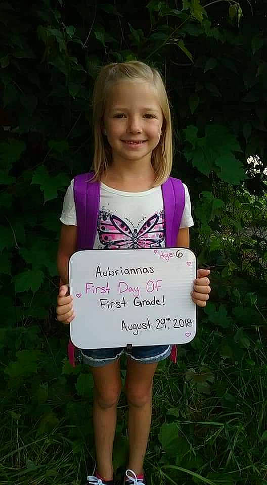 Aubrianna joined the competition — help win amazing prizes! child, happy, joy, person, pink, smile
