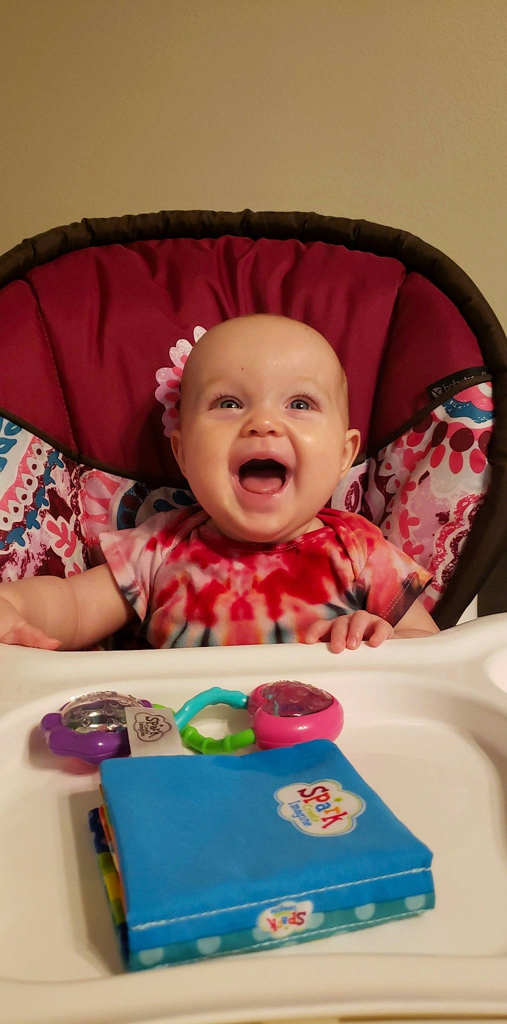 Harlyn joined the competition — help win amazing prizes! baby, cheek, child, facial_expression, mouth, person, play, skin, smile, toddler