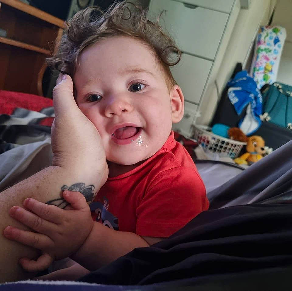 Brock joined the competition — help win amazing prizes! arm, baby, baby_toddler_clothing, cheek, chin, comfort, ear, eye, face, finger, gesture, happy, head, human_body, iris, mouth, nose, person, skin, sleeve