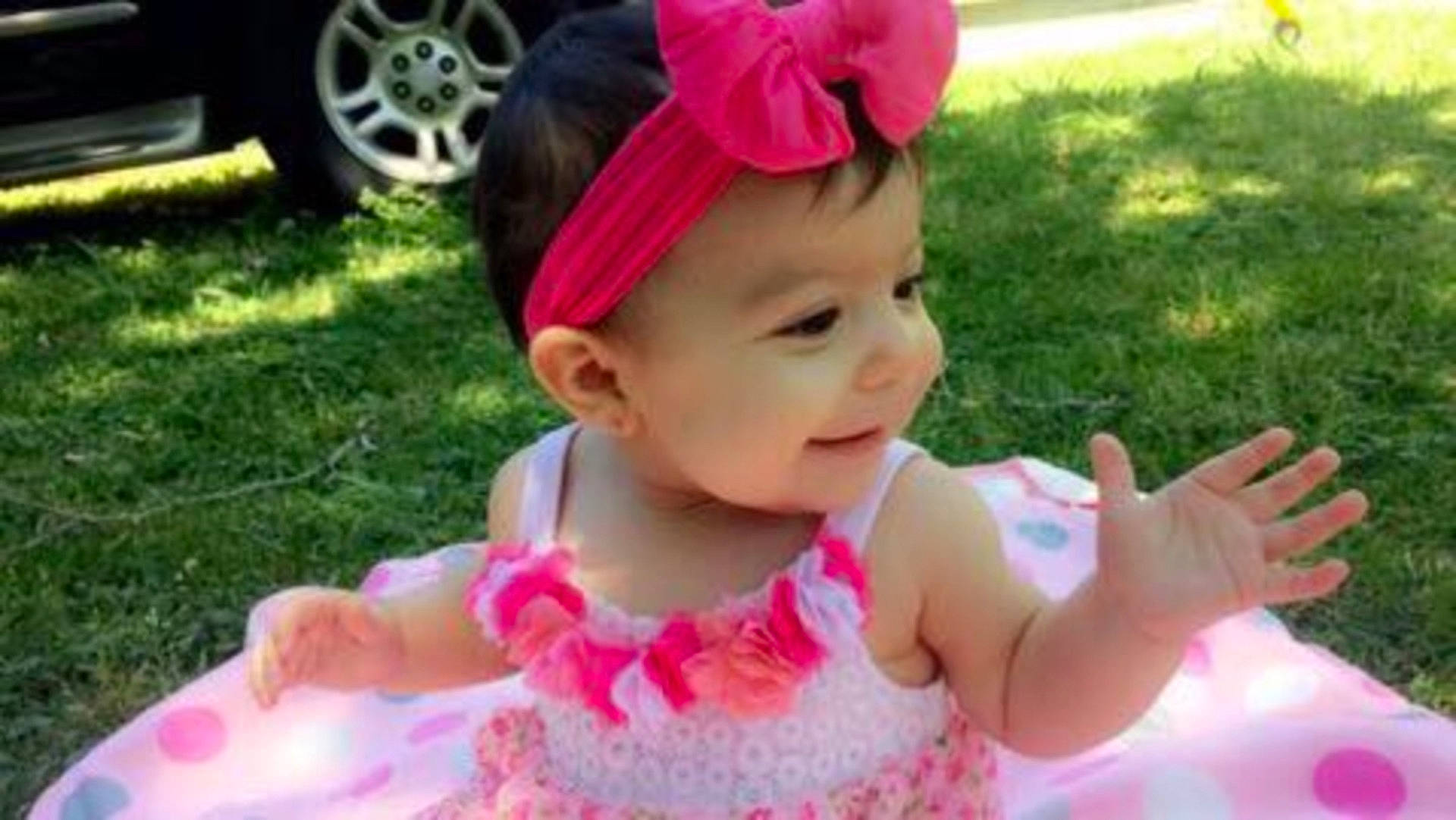 Ashley joined the competition — help win amazing prizes! child, ear, girl, hair_accessory, headband, headgear, infant, joy, person, pink, play, product, toddler