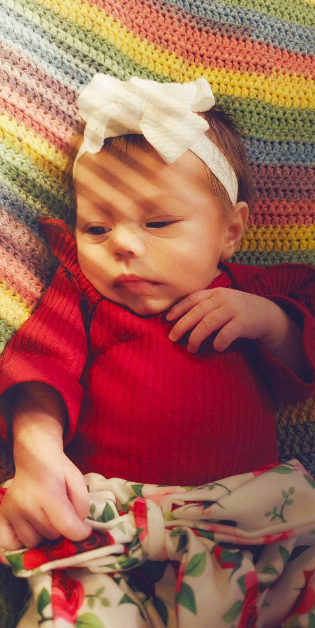 Madalynn is registered to the contest to win money with this photo: baby, baby_toddler_clothing, cheek, child, comfort, eye, face, finger, grass, hand, happy, iris, linens, lip, nose, pattern, person, skin, sleeve, textile