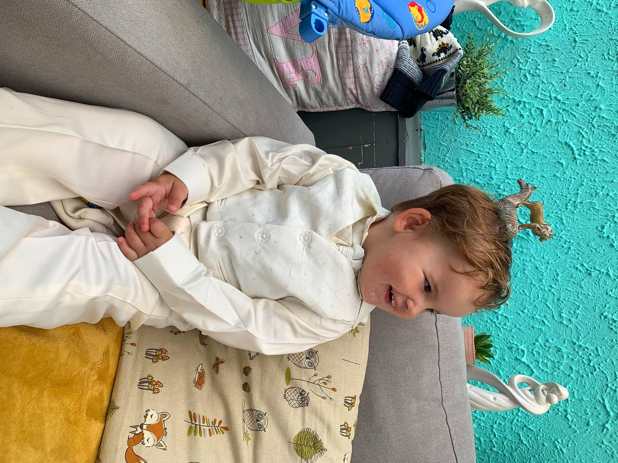 Harvey joined the competition — help win amazing prizes! baby, baby_products, baby_safety, baby_toddler_clothing, bedtime, child, comfort, flooring, leisure, linens, nap, pattern, person, play, room, sitting, sleeve, textile, toddler, tree