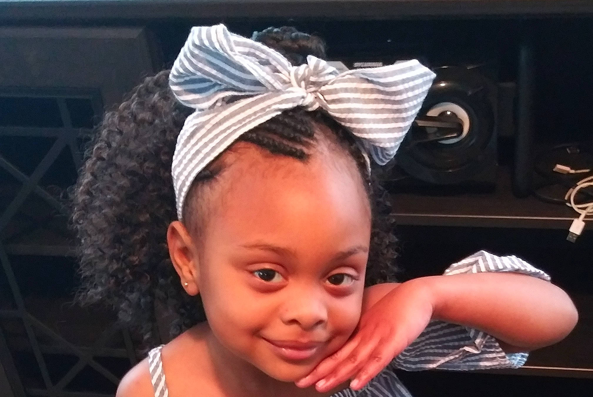 Melody joined the competition — help win amazing prizes! black_hair, child, chin, ear, event, eyelash, fashion_accessory, flash_photography, forehead, gesture, hair_accessory, hairstyle, happy, headband, headgear, headpiece, jewellery, joy, neck, person