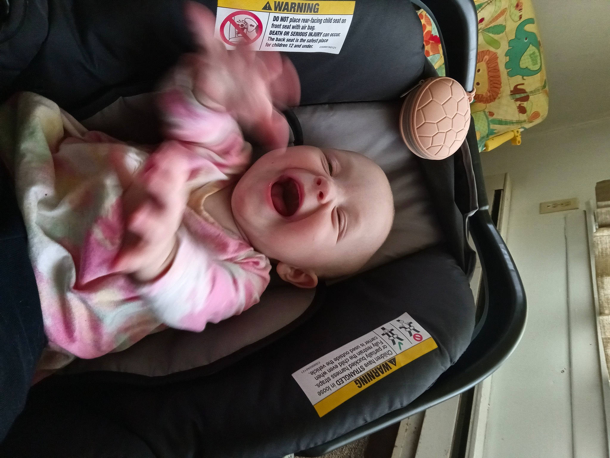 Alannnah Hammack joined the competition — help win amazing prizes! baby, baby_carriage, baby_in_car_seat, baby_products, baby_toddler_clothing, baby_toys, car_seat, cheek, child, comfort, facial_expression, fun, happy, mouth, nap, person, room, sitting, smile, toddler
